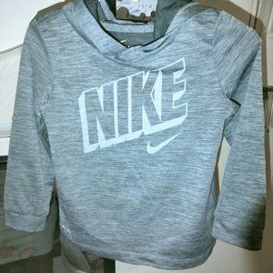 Nike 2T Smoke Grey Dri-Fit Hoodie Shirt